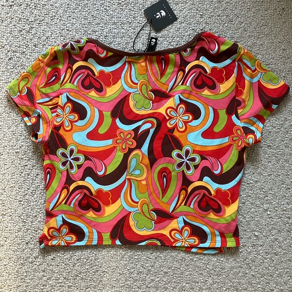 Empire V Neck Top - Garage - Brand New with Tag - Size L - Picture 3 of 3